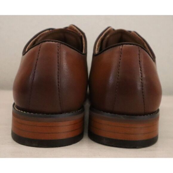 Florsheim 11831-221 Men\'s Sz 9D Cognac Brown Surge Leather Cap Toe Oxfords main image 9